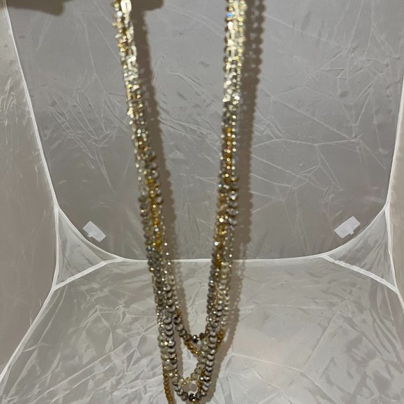 LOFT  Multistrand Crystal Necklace - Picture 2 of 8